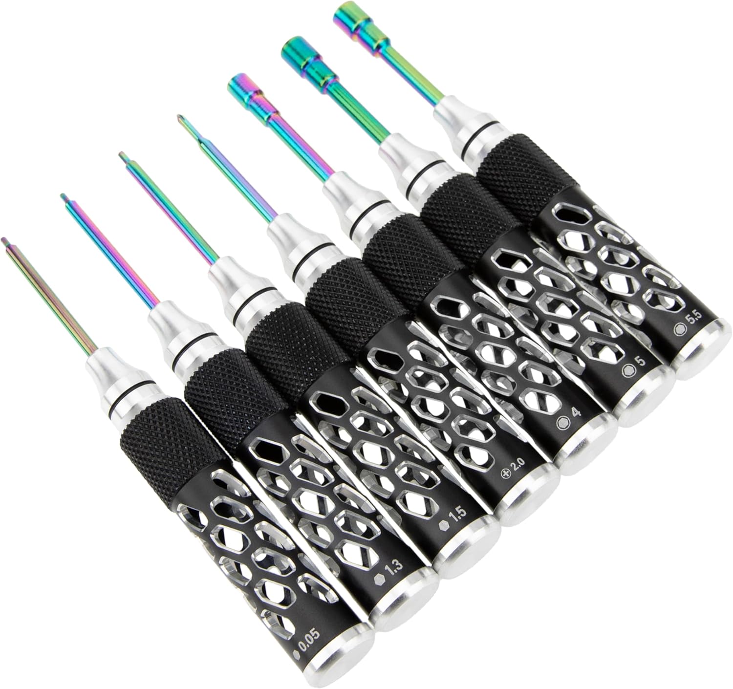 MEUS RACING RC Hex Screwdrivers Nut Drivers Phillips Screwdriver Tool Set for Axial 1/24 SCX24 Traxxas 1/18 TRX4M 1/18 1/24 RC Crawler Car (Type A)