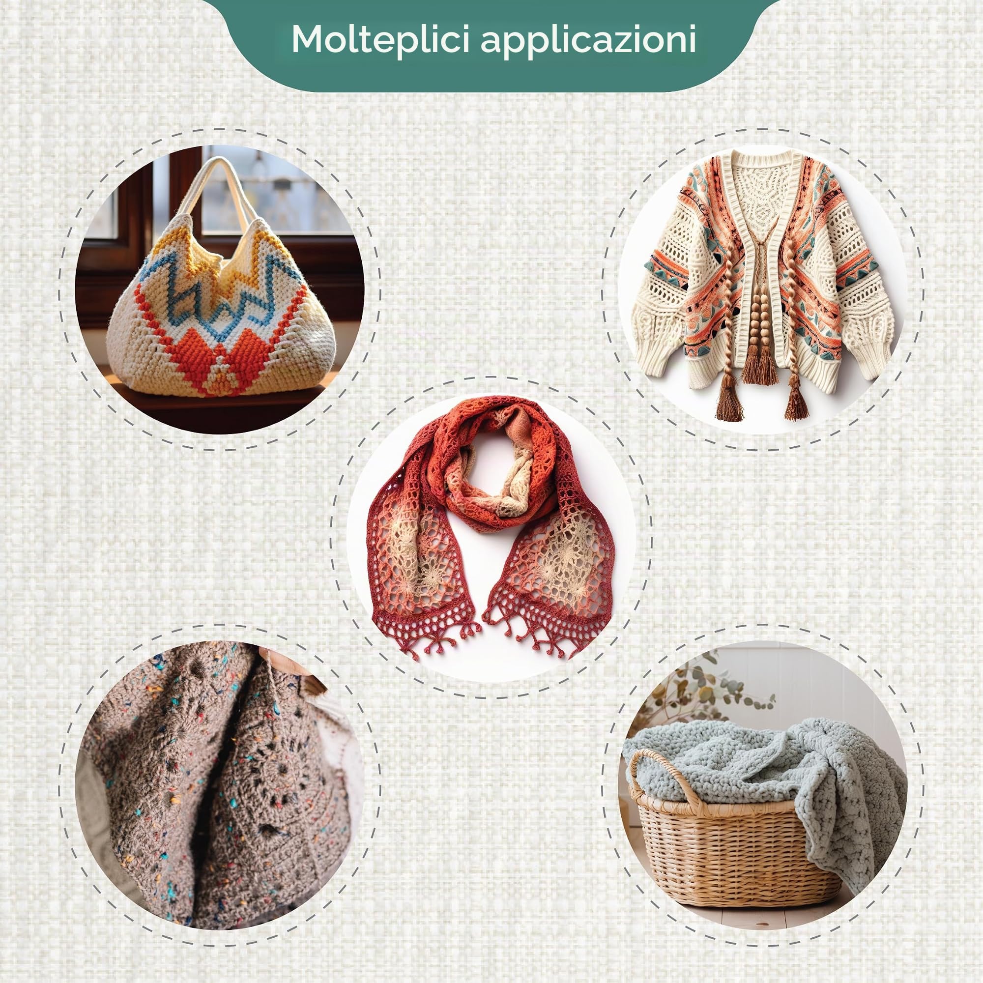 KnitPro Set di uncinetti Dreamz - Uncinetti afgani tunisini intercambiabili con 12 estremità singole, comodi manici colorati per principianti, professionisti e set regalo