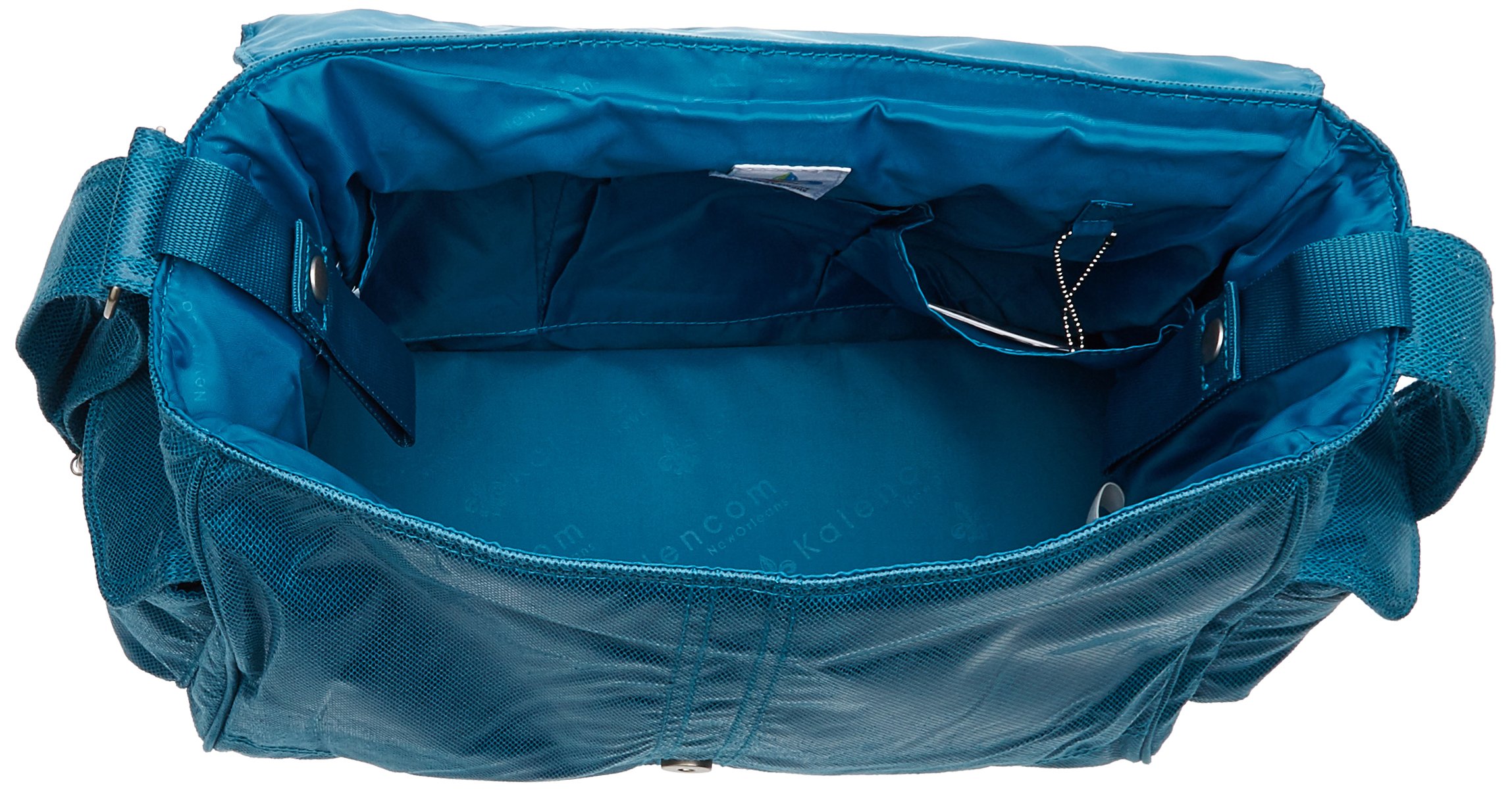 Kalencom Bolsa para pañales de moda, bolsa cambiadora, bolsa para pañales, bolsa para mamá (Fire and Ice Turquoise)