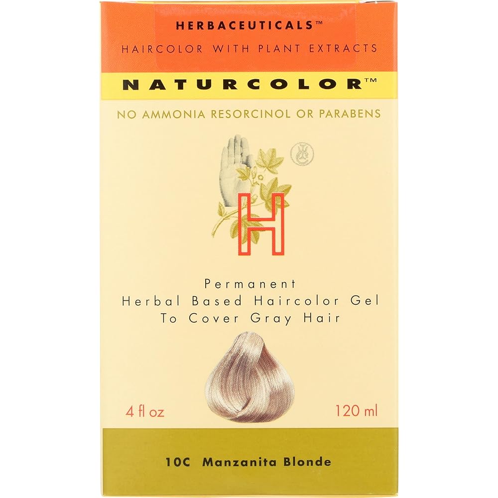 naturcolor Haircolor Hair Dye - Manzanita Blonde, 4 Fl Oz (10C)