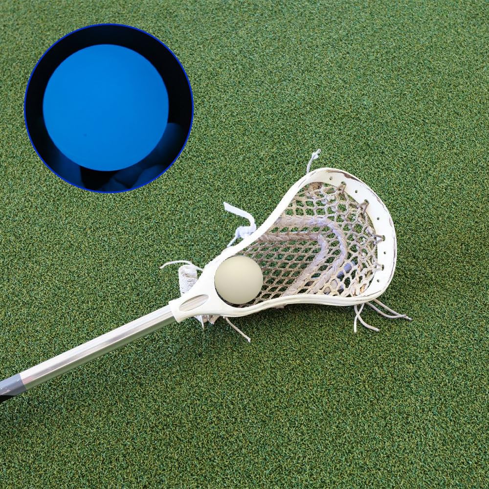 MiOYOOW Lot de 6 Balles de Lacrosse, Ballon de Hockey Lumineuses dans Le Noir, Boules Détentes de Sports Compactes et Lumineuses, Idéales pour l'entraînement Nocturne en Intérieur et en Extérieur