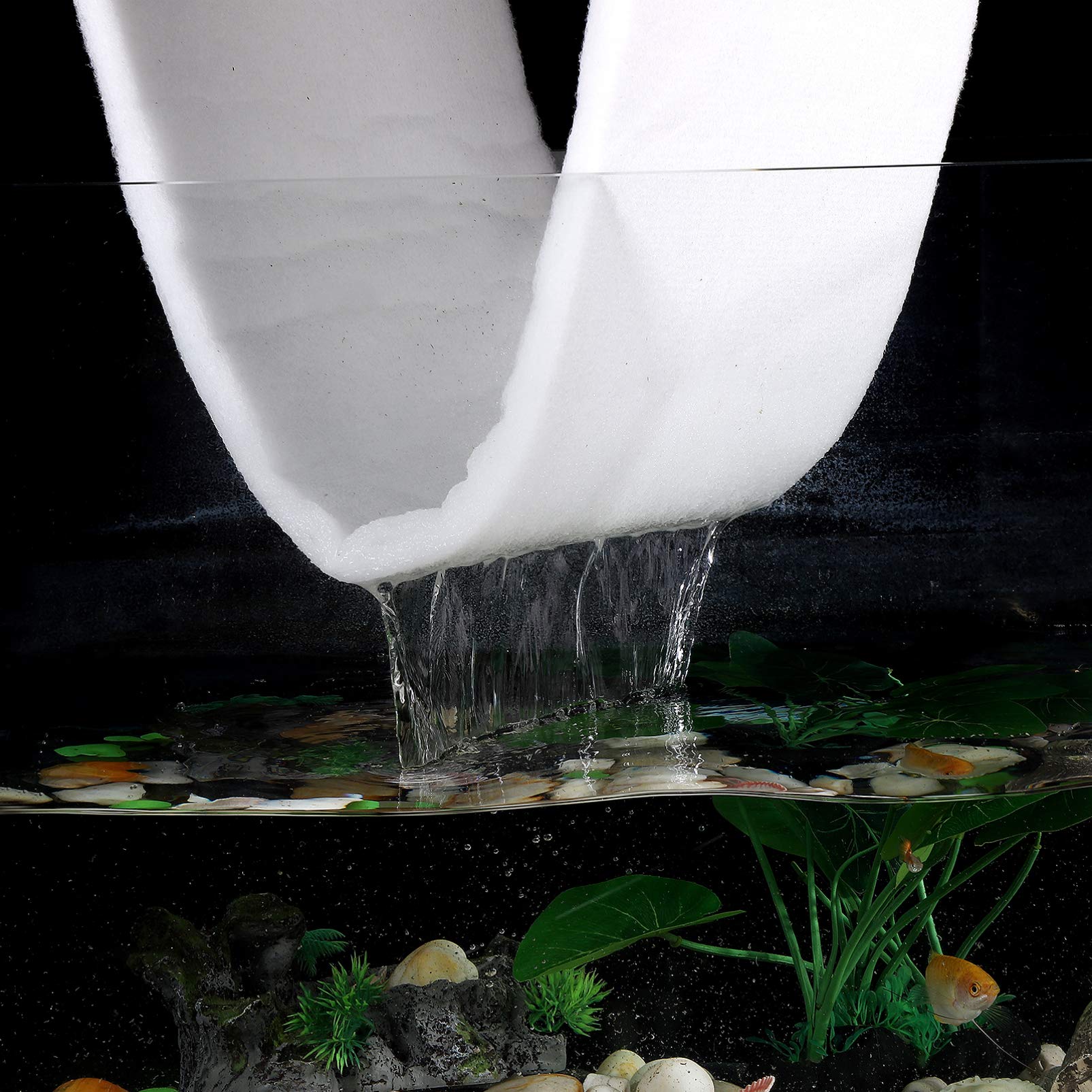 ガラス水槽 100cm＊50cm＊155cm ホワイト下濾過