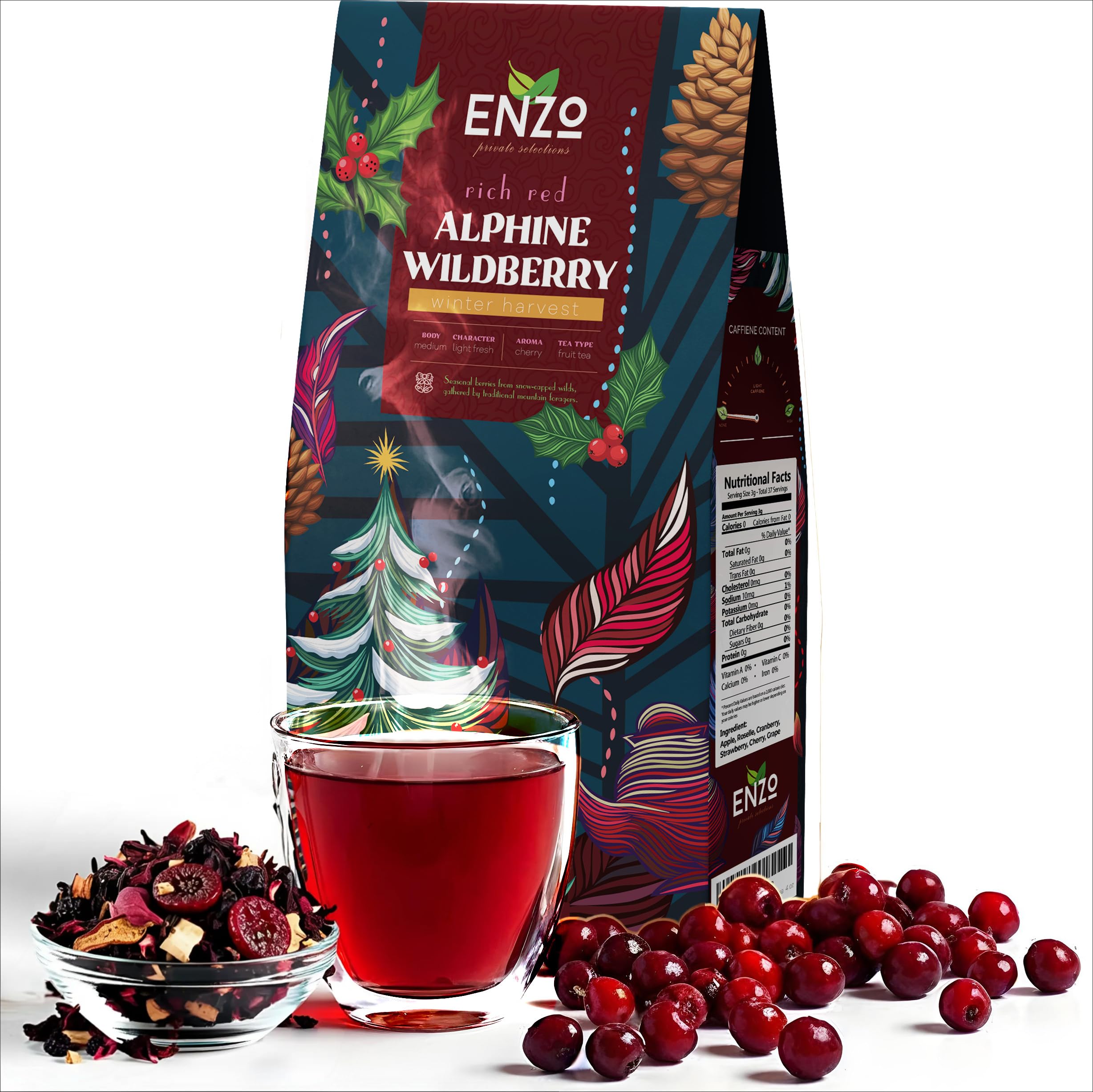 Amazon.com: ENZO Tea Master Reserve - Alpine Wildberry (4oz) a