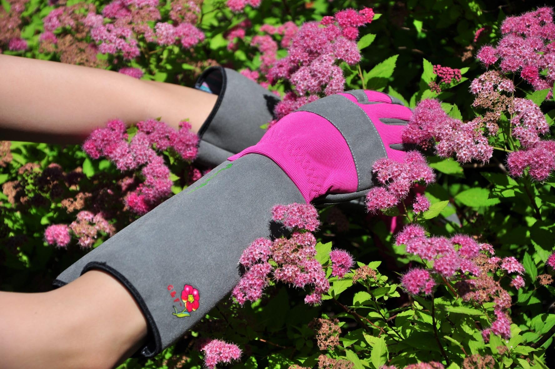 g & F 2431 Fleuriste Pro Gants de jardinage Rose, Hommes de Grand