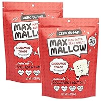 Vista 27 de Max Malva malvaviscos sin azúcar, aptos para dieta cetogénica, perfectos para S'mores, chocolate caliente y hornear con aperitivos sin azúcar