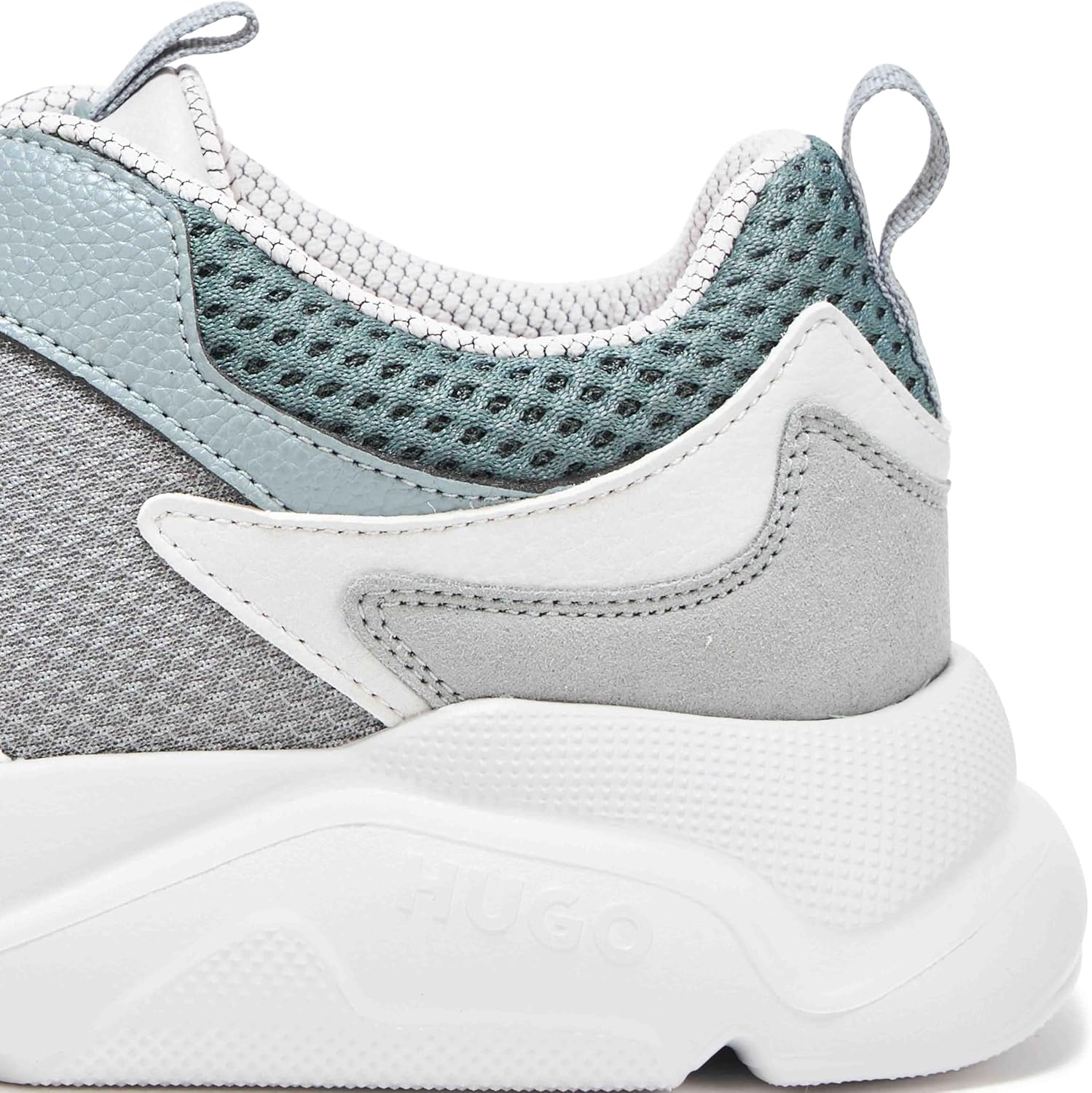 HUGO Mens Running Style Mix Material Sneakers