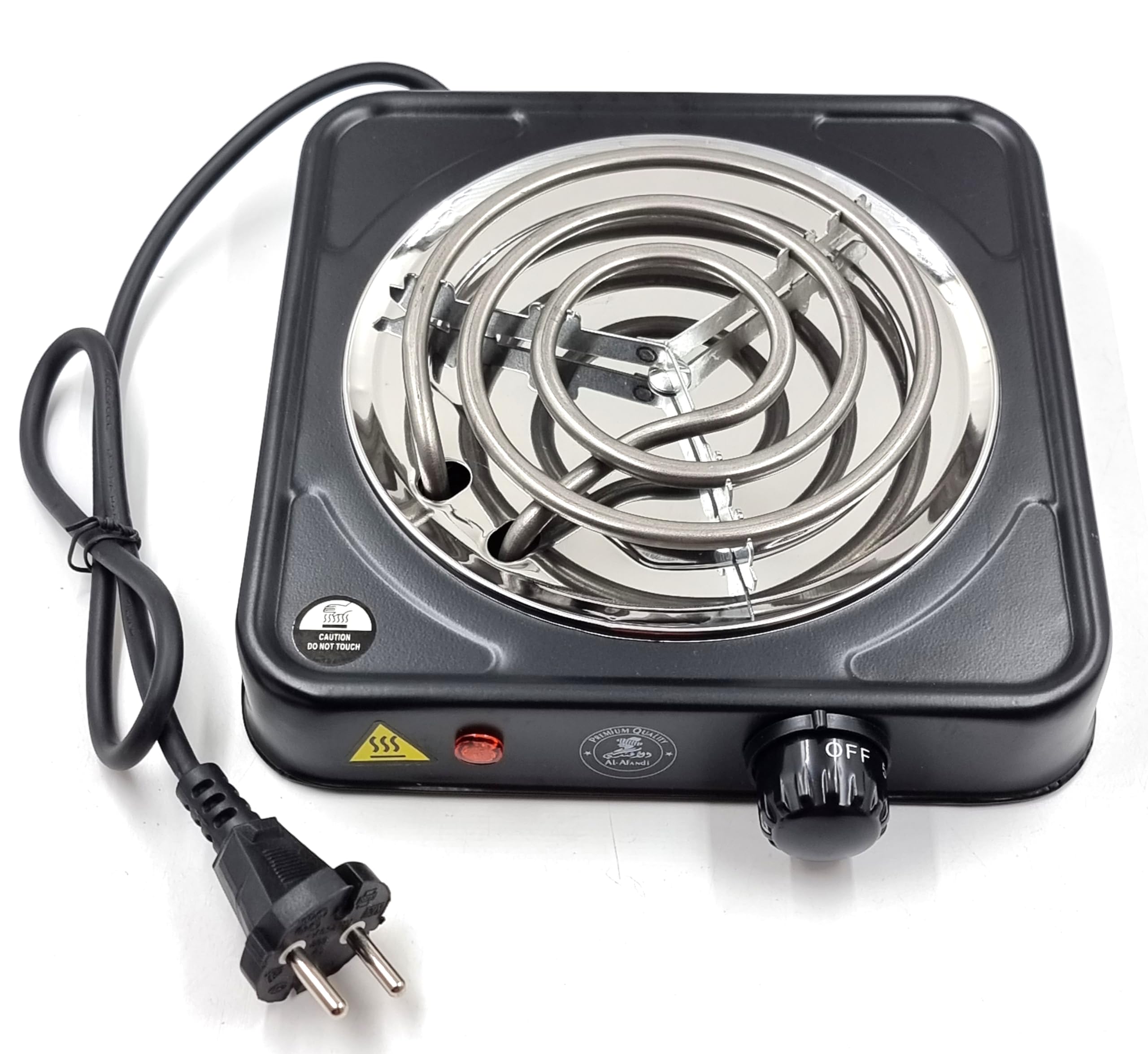 Al-Afandi (220V-1000W) Electric Cooking Heater I Portable G-Coil Hotplate I Kitchen Cooktop Stove I Charcoal Burner (Black) (B0CV1FVBT1) Amazon Price History, Amazon Price Tracker