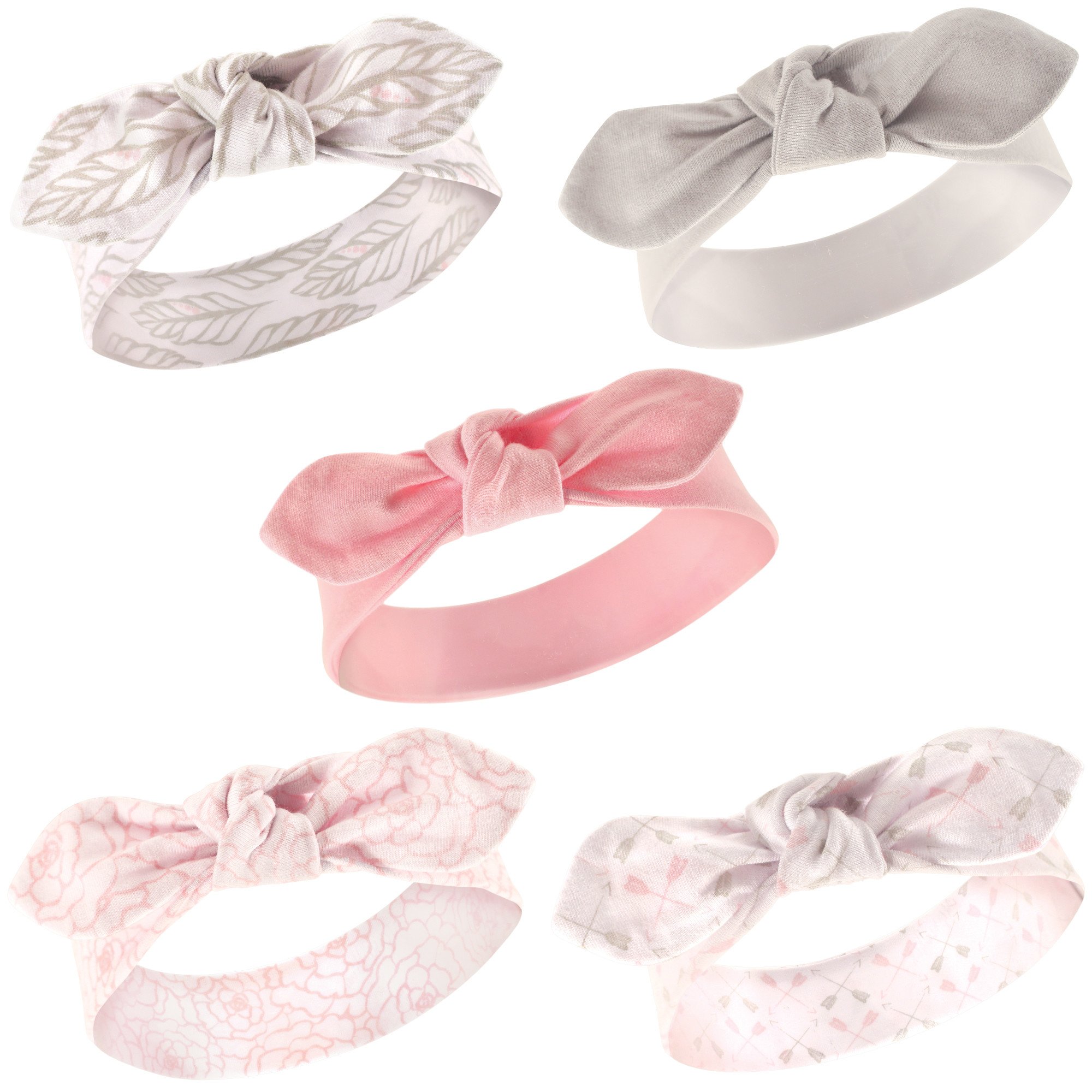Hudson Baby Infant Girl Cotton and Synthetic Headbands