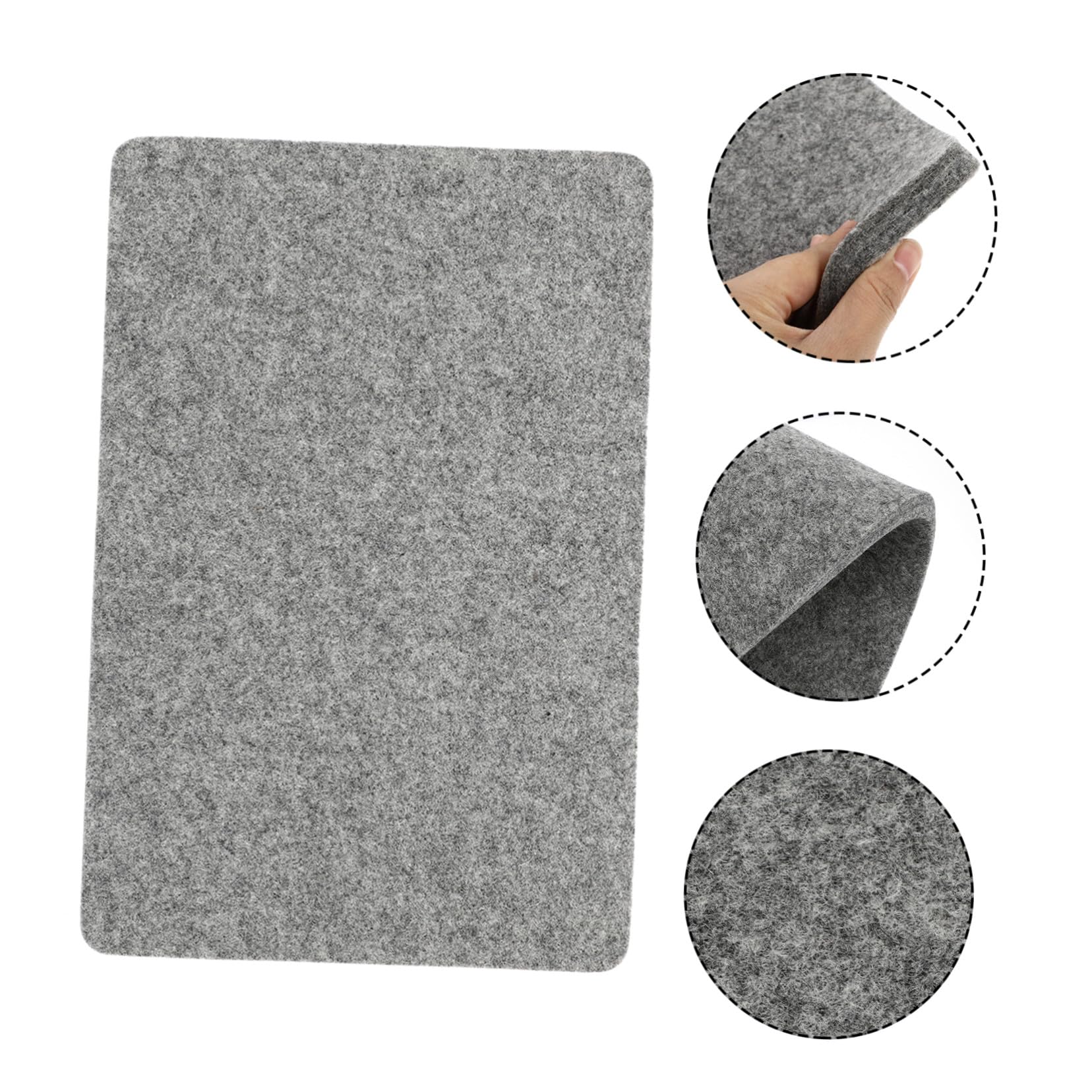 TOYANDONA Almohadilla de Planchado de Lana 30x45 Cm Fieltro Resistente al Calor para Costura y Manualidades Portátil Hogar y Viaje