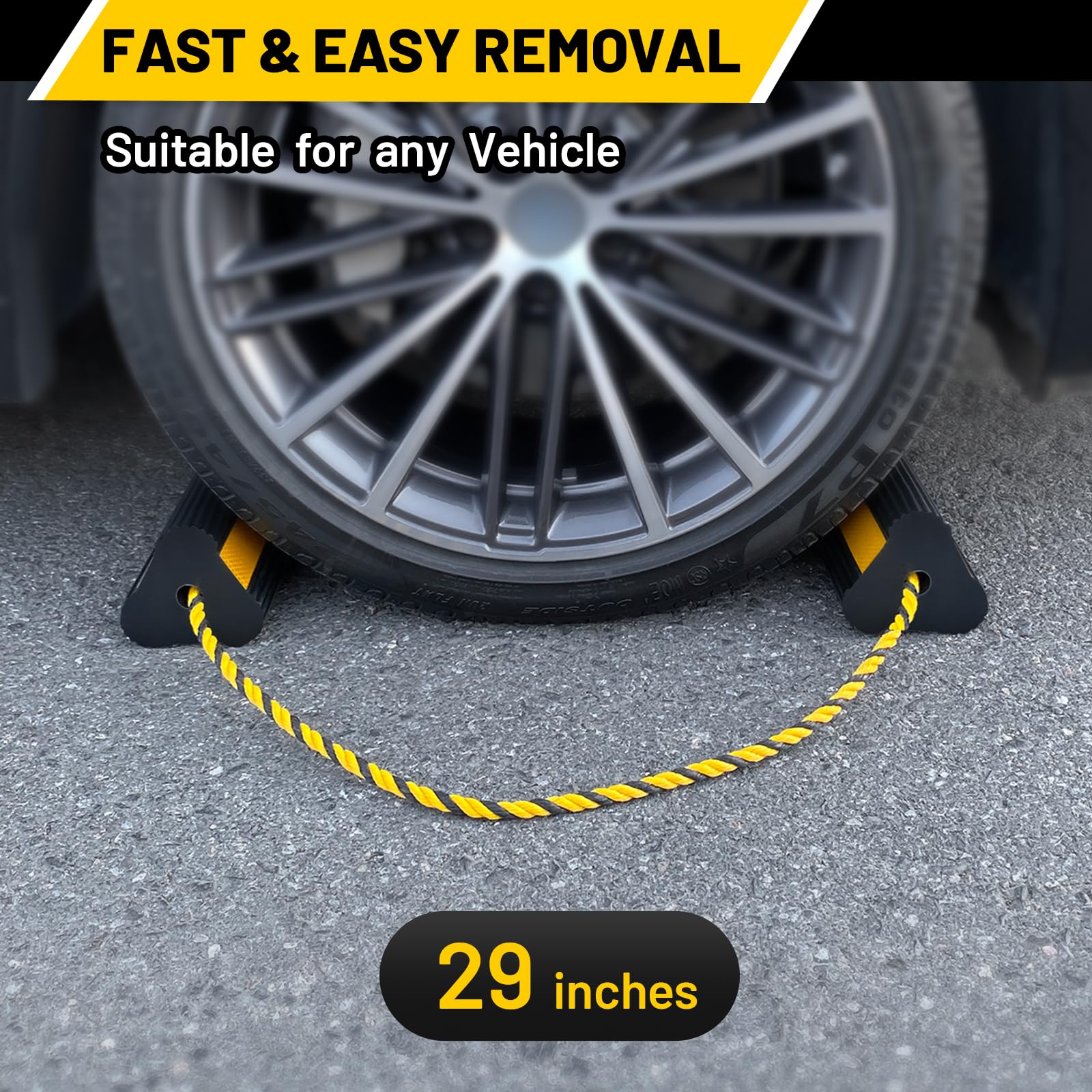 ROBLOCK Wheel Chocks - Secure Your RV, Trailer & Car -6