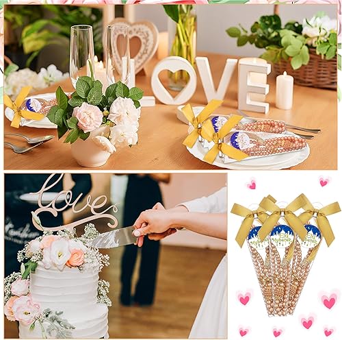 Miniatura 5 de Yinkin 12 juegos de cuentas de oración musulmana, regalos de fiesta islámica Eid con calcomanías, caja de lazos, festival musulmán, rosario, joyería