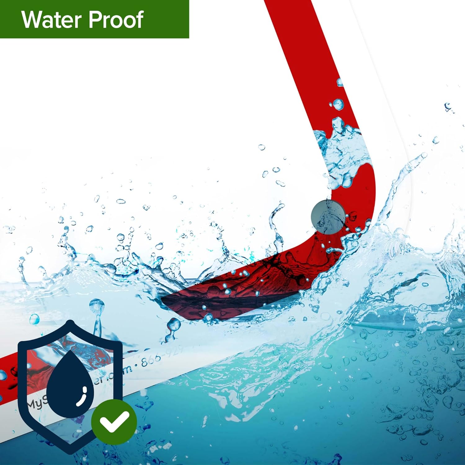 No Parking In Front Of Garage Door Sign, 24x30 Inches, 55 mil thick HDPS (high density polystyrene), Made in USA by My Sign Center