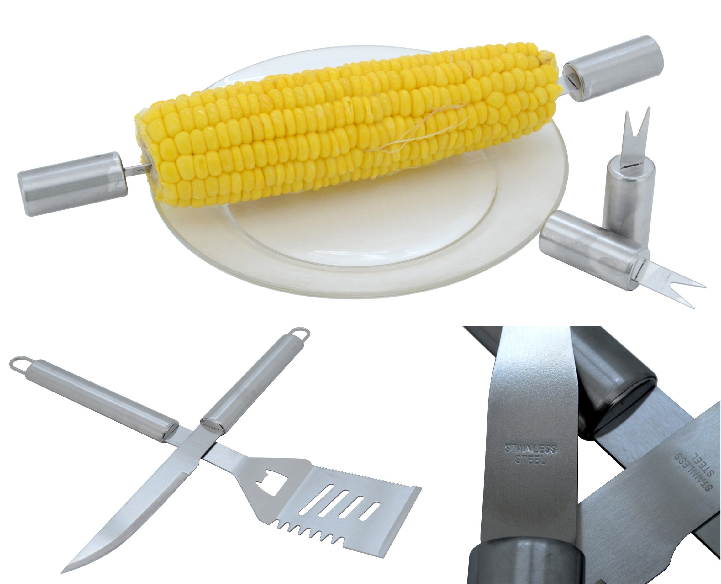 13104 Grillbesteck im Alukoffer (30 Stücke)