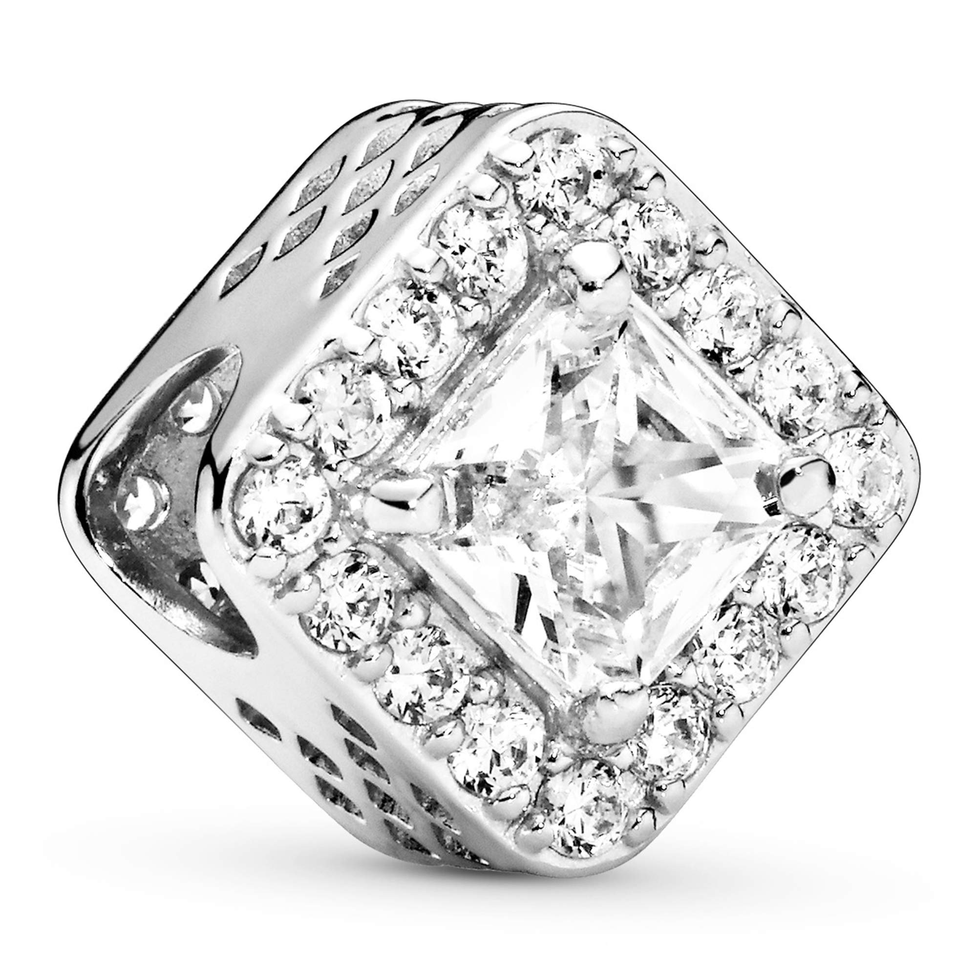 Pandora Charm en plata de ley Resplandor Geométrico 796206CZ
