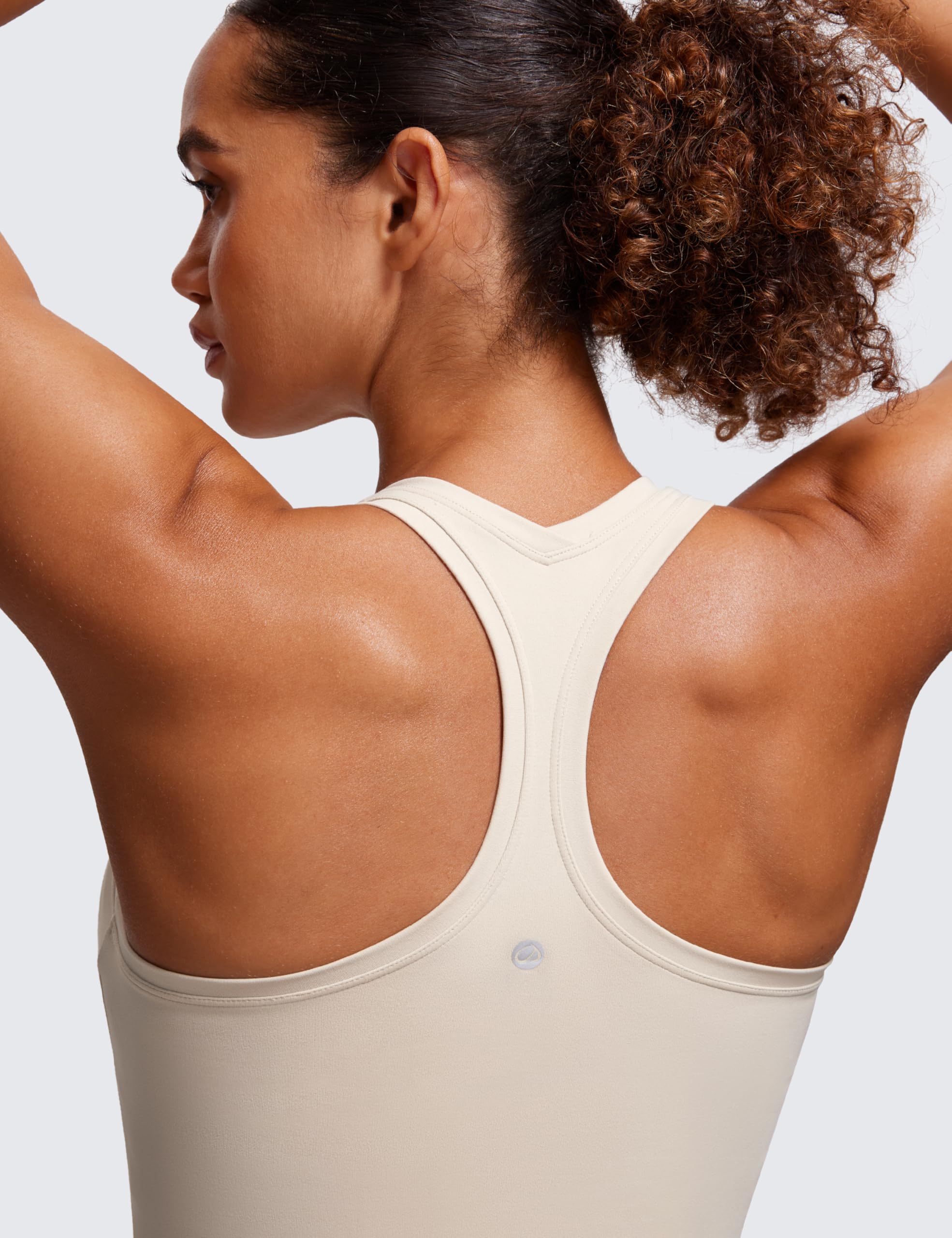 CRZ YOGA Butterluxe Débardeurs D'entraînement pour Femme Dos Nageur Haut sans Manches Camisole Athletic Gym Shirt