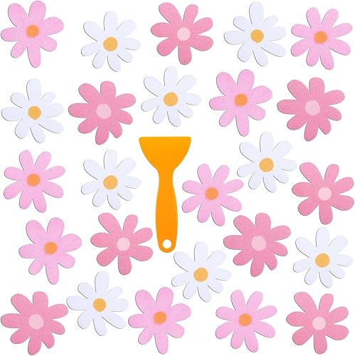 Miniatura 8 de 24 Piezas Calcomanías Antideslizantes de Murciélago Negro para Bañera para Niños Halloween Horror Peldaños de Baño Adhesivos Antideslizantes