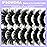 IFSOWDRA Mink Lashes Fluffy Wispy 20mm 3D Volume Full Dramatic Faux Mink D Curl Long Strip Lashes Pack 25 mm Big Cat Eye False Eyelashes