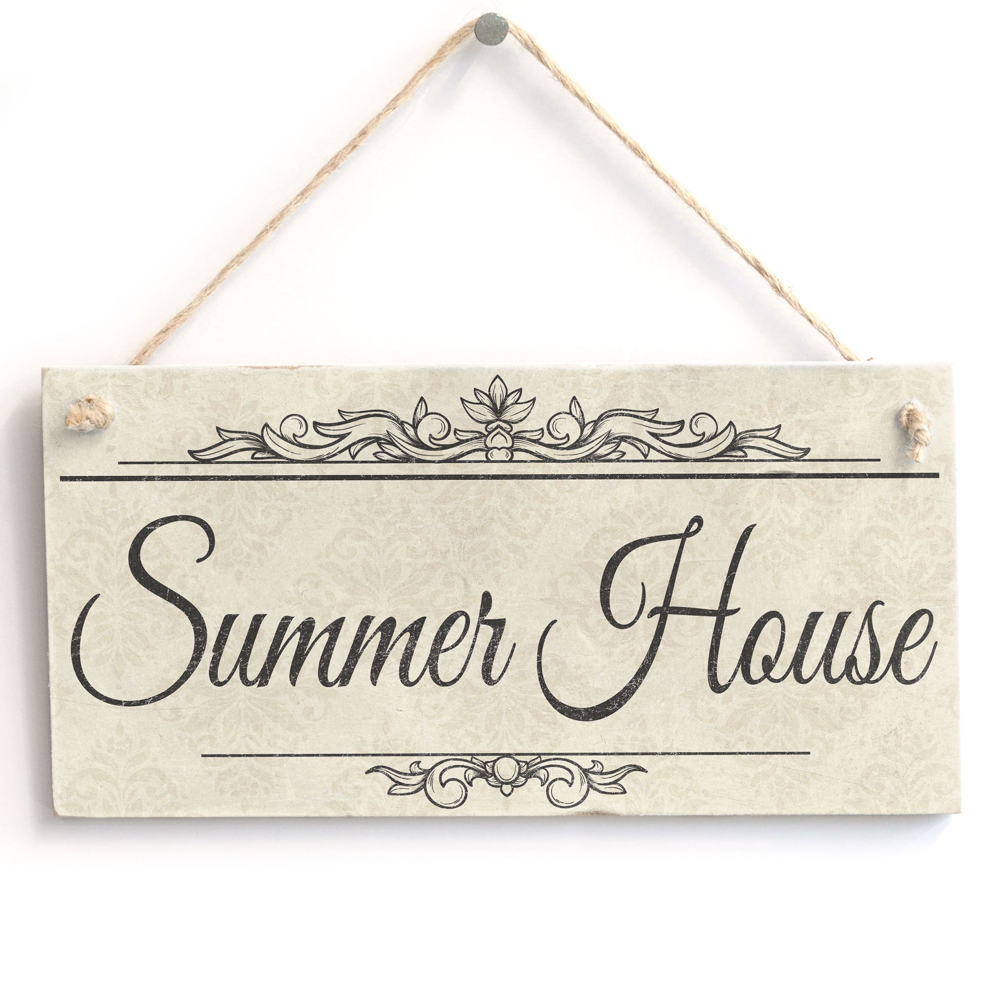 Summer House - Handmade Shabby Chic Wooden Sign/Plaque