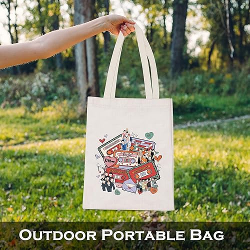 Miniatura 7 de K-POP Bolsa de compras de viaje de música Kpop Album Lover Bolsa reutilizable Corea del Sur Star Team Fans Regalo