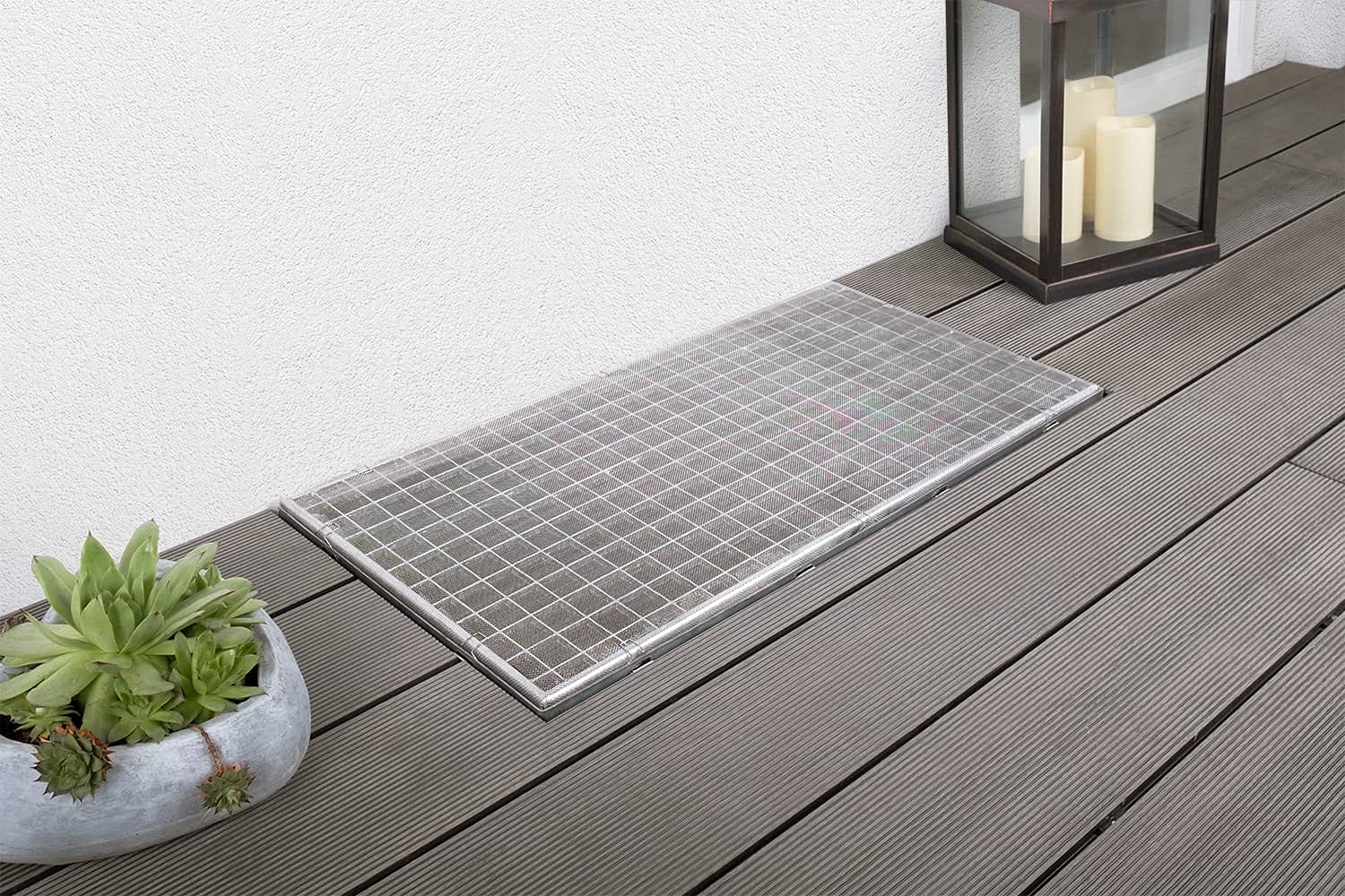 ECD Germany 4er Set Alu Lichtschachtabdeckung 60 X  Produktbild-Vorschau 3