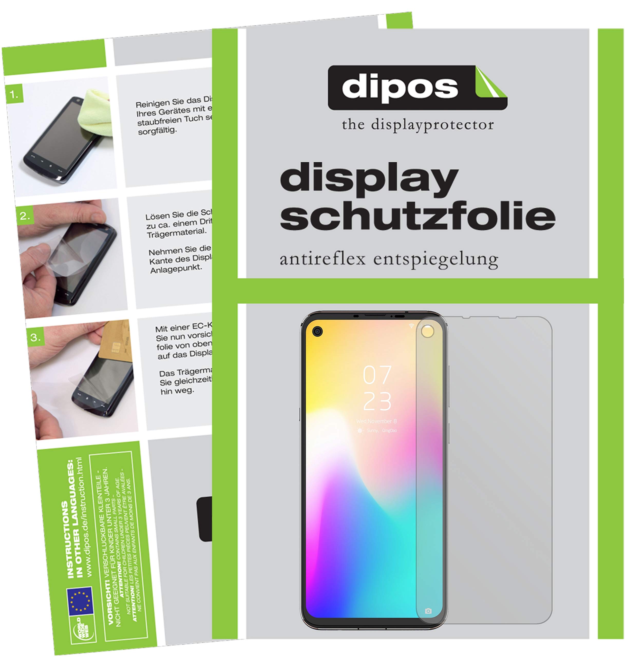 6x Pellicola per Hisense L695 Protettiva Protezione Schermo Antiriflesso dipos