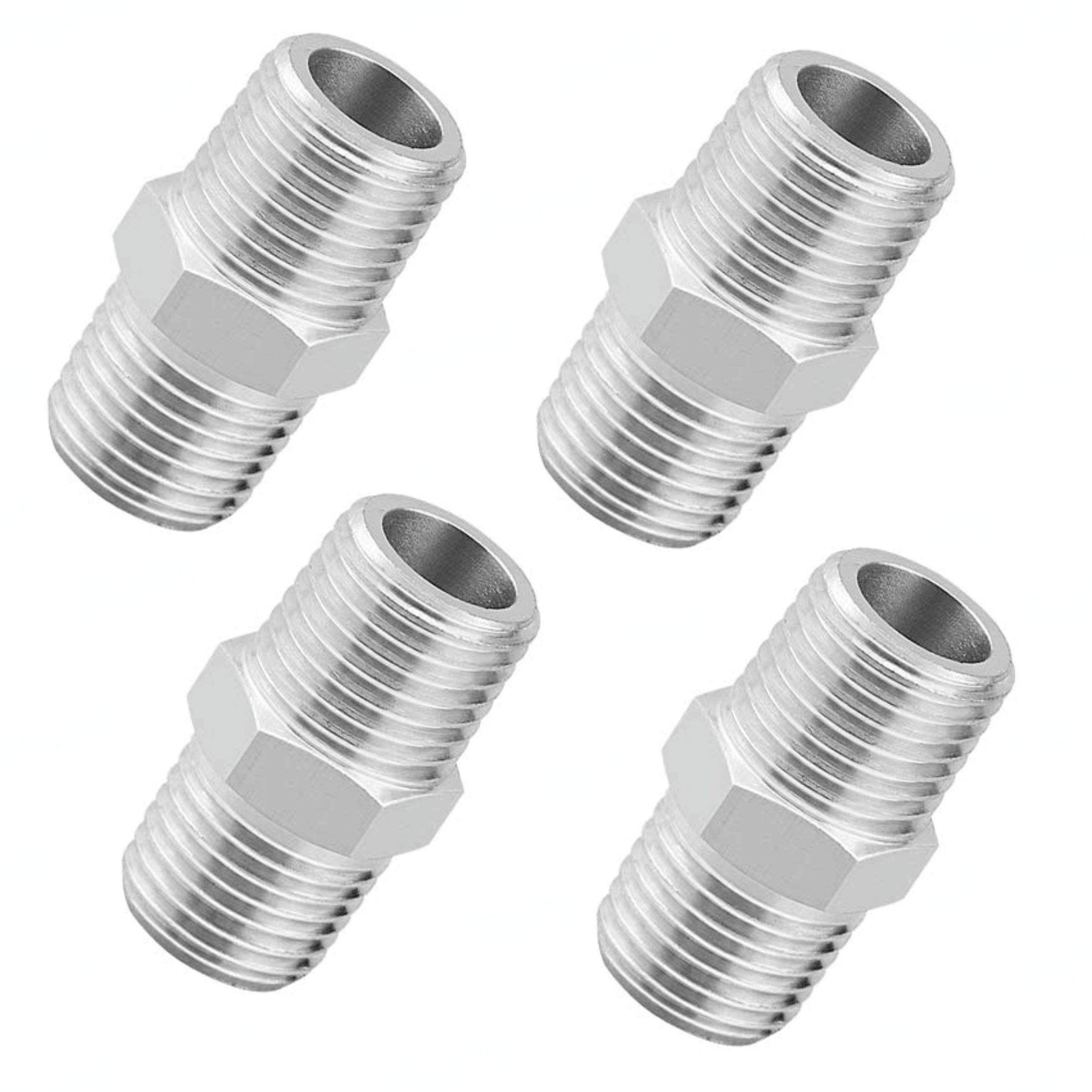 Brass Pipe Nipples - 1 Inch Chrome Finish -3