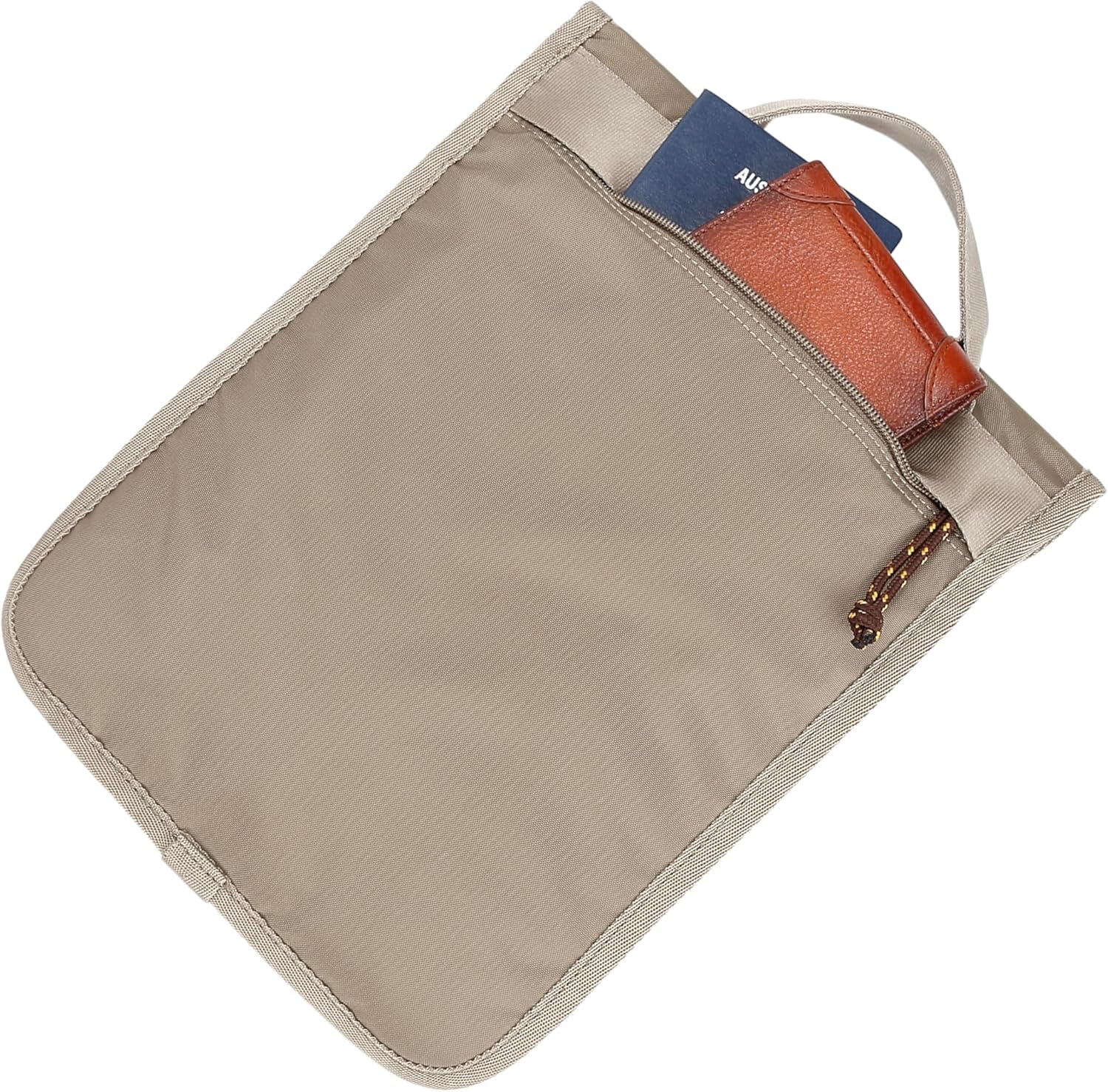 Kah&Kee Waterproof Laptop Backpack for Women - 17" Laptop Compartment + Detachable 11" iPad Tablet Sleeve, Ideal for Office & Work, School & Travel (Beige)