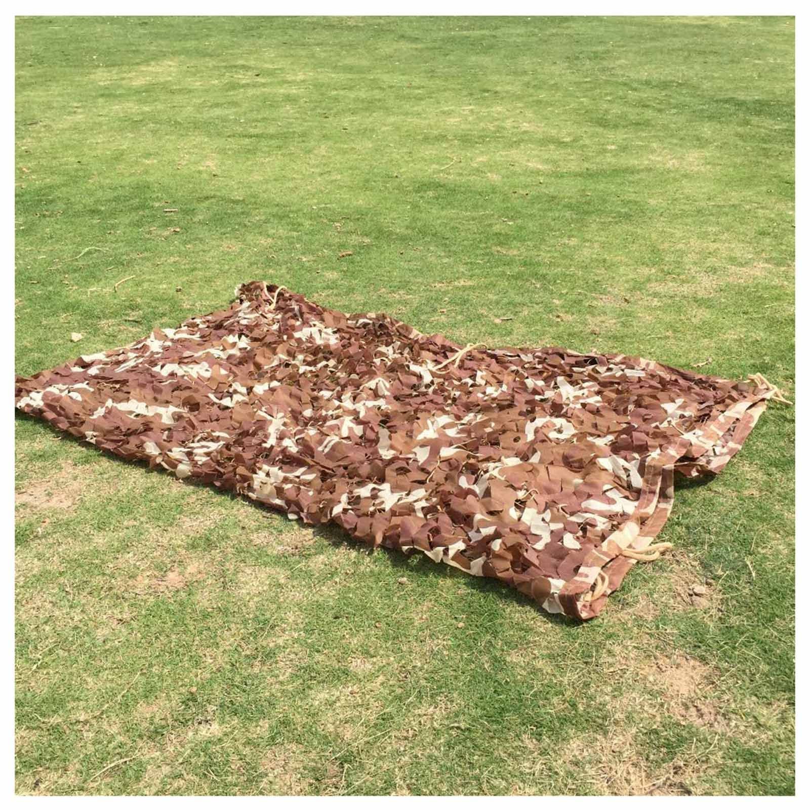 Jolan Camo Netting 2×3m 3×3m 3×4m 3×5m 3×6m 4×4m 4×6m 5×5m, Desert Hunting Camouflage Netting, Shade Net, Military Decoration, Car Cover Camouflage Net, Sunscreen Net,Desert-6x6m(19.7 * 19.7ft)