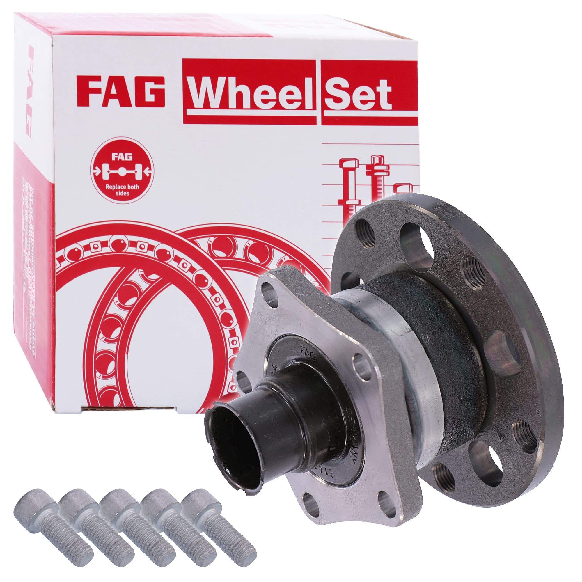 FAG 1x jeu de roulements de roue, arrière 713610500 | Compatible avec: AUDI A6 C5, A6 C5 Avant, SKODA SUPERB I, VW PASSAT B5, PASSAT B5 Variant, PASSAT B5.5, PASSAT B5.5 Variant