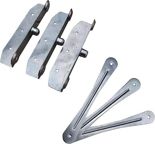 Miniatura 6 de Juego de herrajes para persianas y persianas, kit completo para 11 tableros, acero inoxidable - DHLH-01