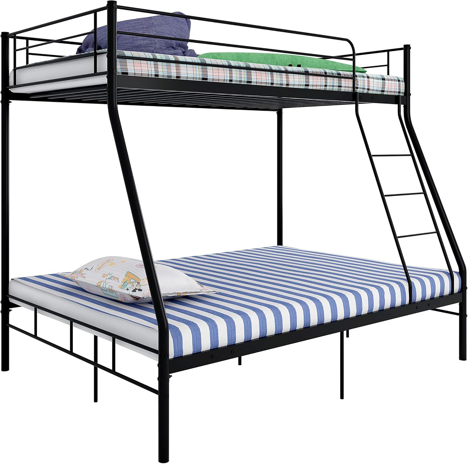 Storeinuk Triple Sleepers Metal Bunk Bed Frame,Top 3FT Single Bottom