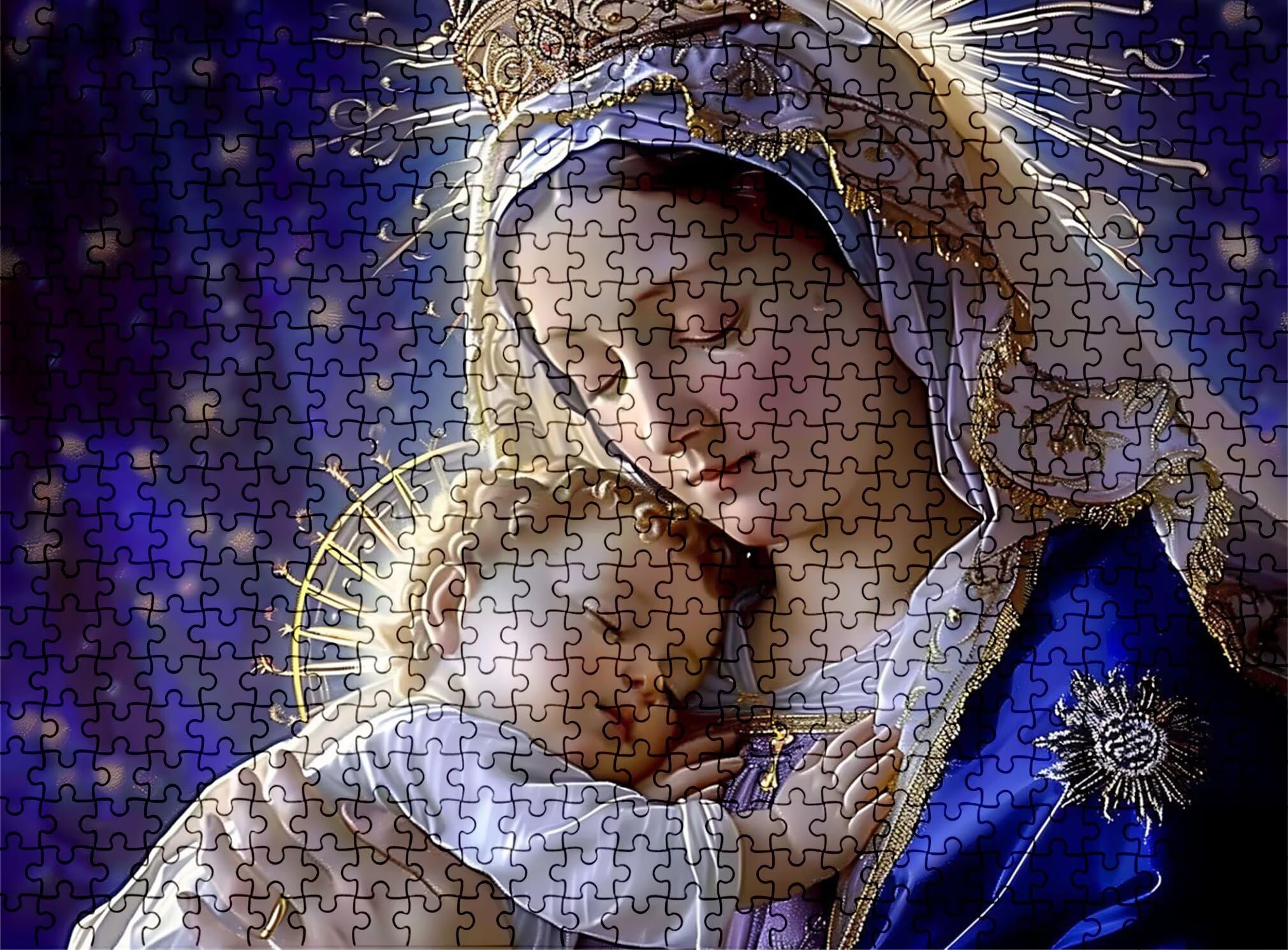 Puzzle 1000 elementów, drewniane puzzle dla dorosłych - Impossible Puzzle 75 x 50 cm niffy gra myśleniowa i łamigłówka dla kobiet i mężczyzn, gra rodzinna na wieczory z grami, prezent dla kobiet