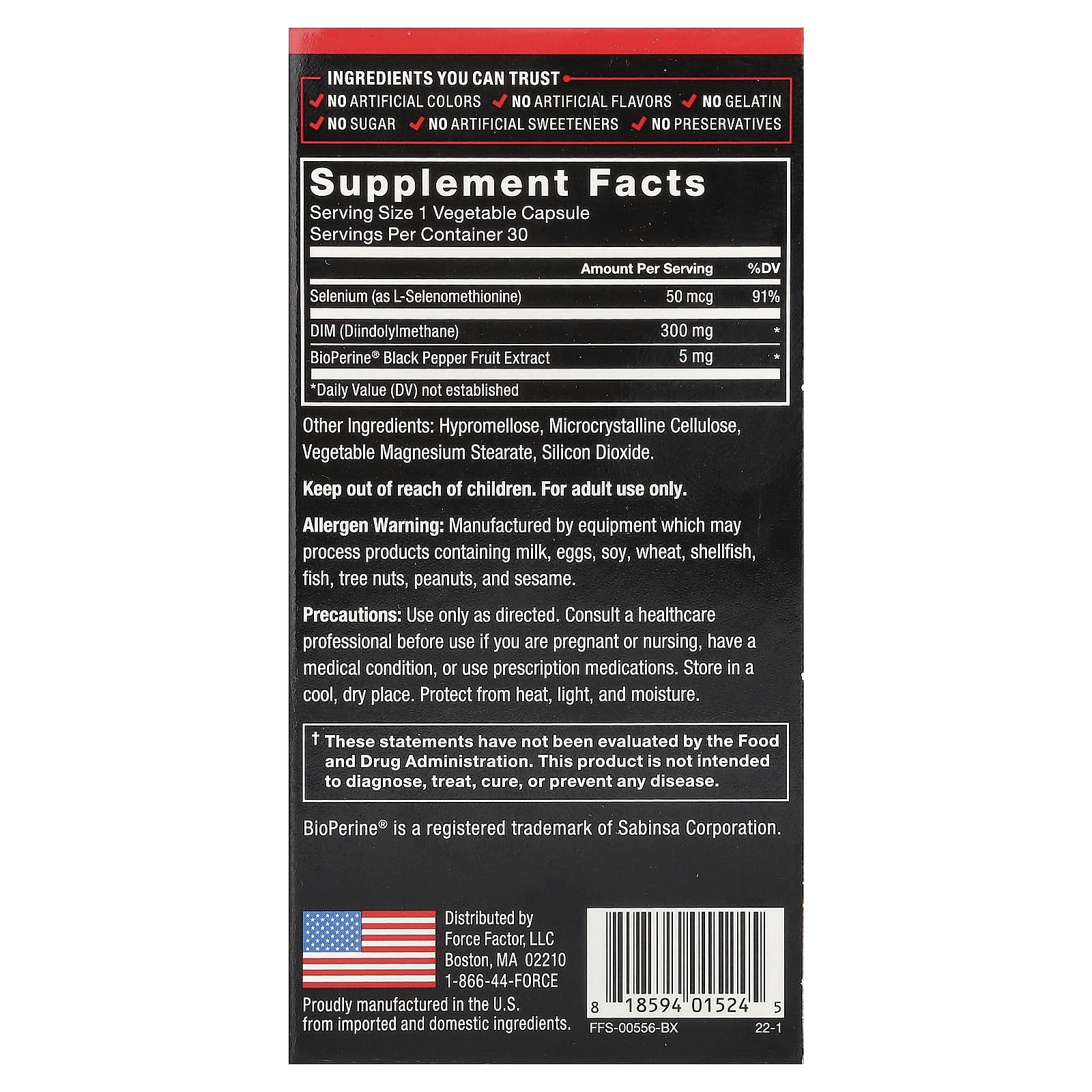 Force Factor DIM, 300mg Diindolylmethane Capsules — Amazon image 2