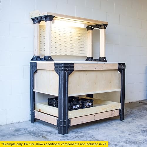 Miniatura 2 de Sistema de almacenamiento básico de escritorio con estantería Hopkins 90164 2 muebles con 4 funciones