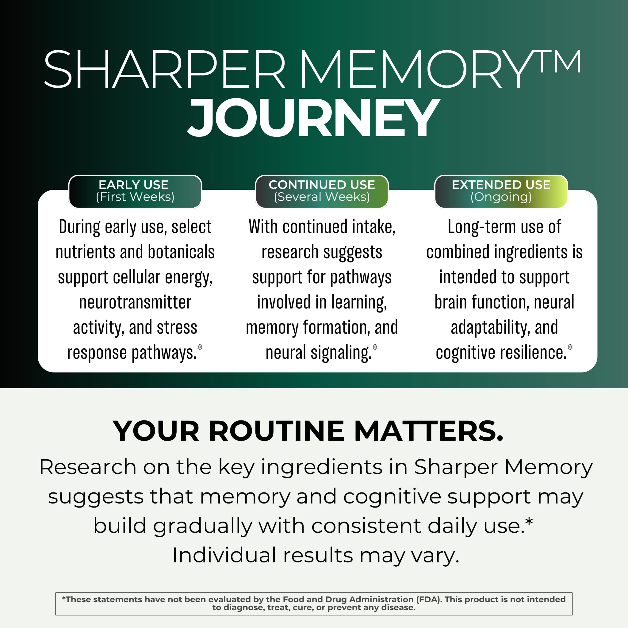 Sharper Memory™ Brain Supplement for Memory & Focus | Nootropic Formula for Brain Wellness with Lion’s Mane, Citicoline, Bacopa, PQQ, Resveratrol & Probiotics | 60 Capsules — Amazon image 8