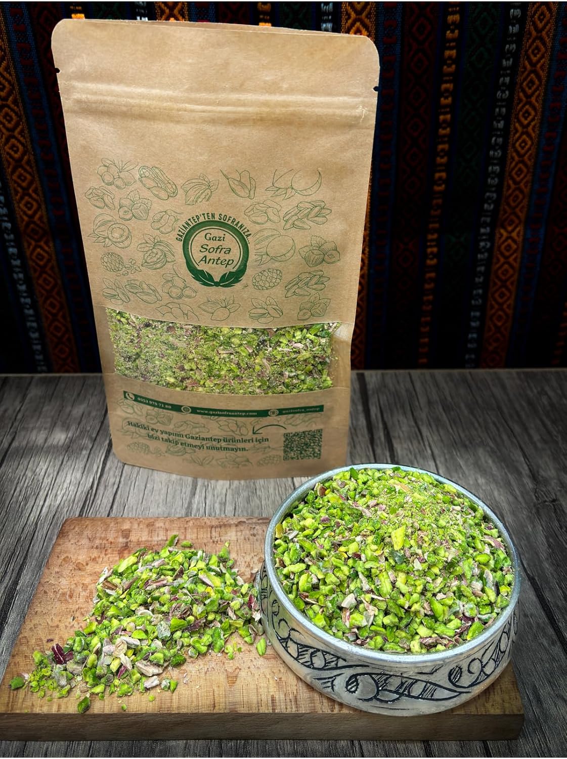 Premium Rice with Pistachios, Grade A Quality, 3.5 oz (100 gr) - One Size