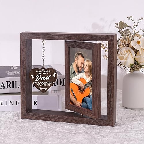 Miniatura 6 de Regalos de Navidad para papá de hija e hijo, marcos de fotos para padres de primer padre, regalos de Navidad para papá que no quiere nada, regalo de