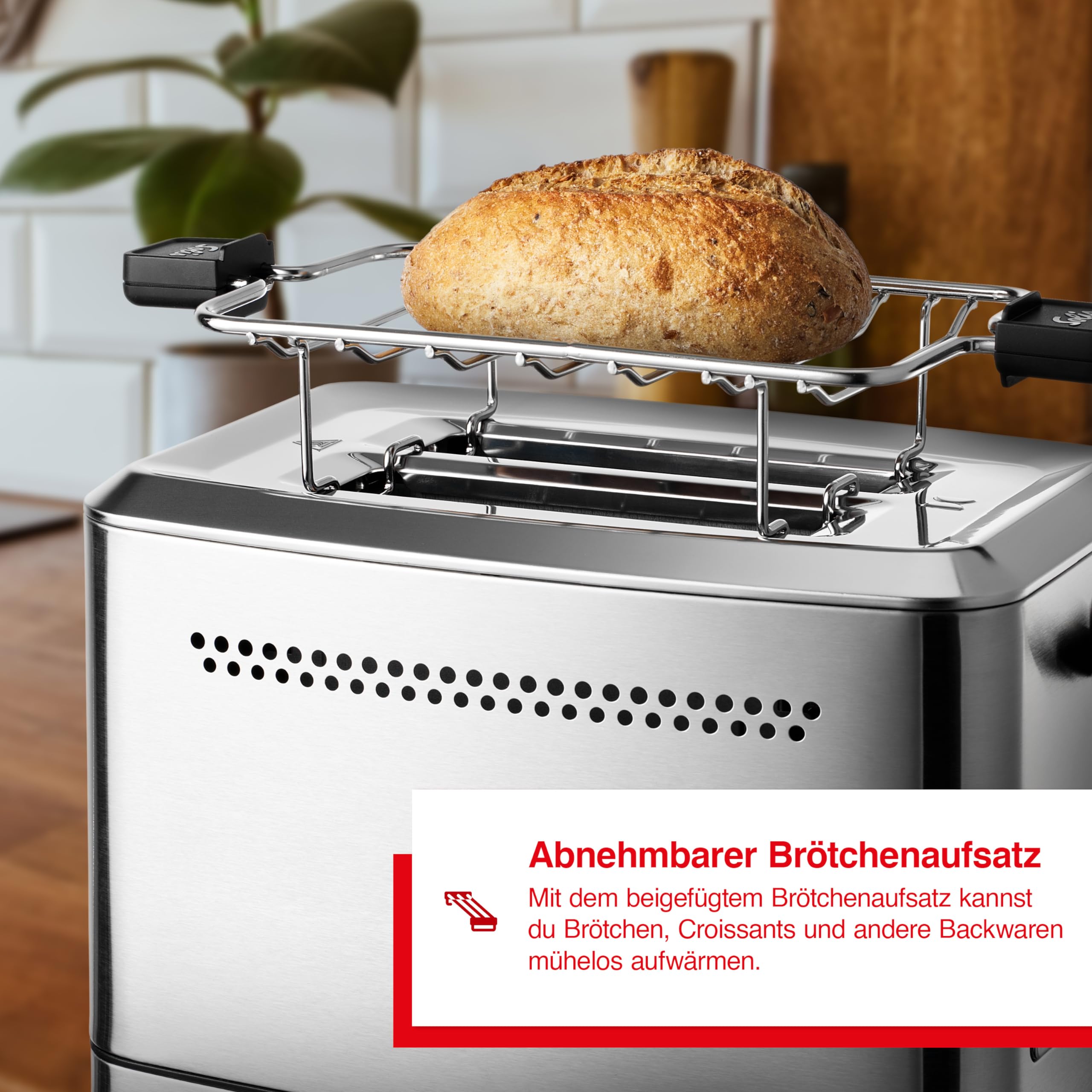 Solis Flex Toster 8004 opiekacz do kanapek – grill toster – funkcja do bajgle – bardzo szerokie szczeliny – 7 programów – łącznie z podgrzewaczem do kanapek