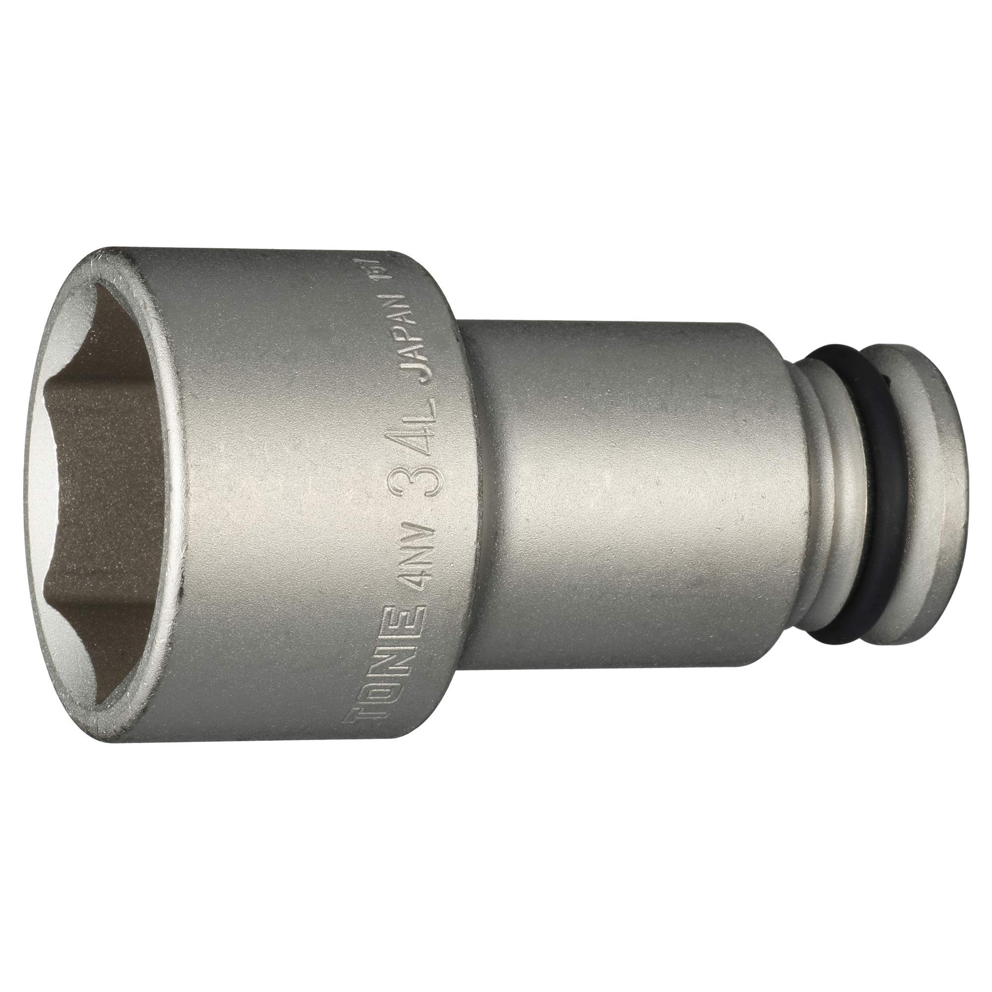 TONE HP4NV-34L Long Socket for Impact Insertion Angle 0.5 inch (12.7 mm) (12.7 mm)