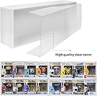 Vista 3 de Estuche de exhibición de versión 4 x 4 compatible con cajas Fnko Pop, apilables, 4 filas, con cubierta transparente para proteger tu colección
