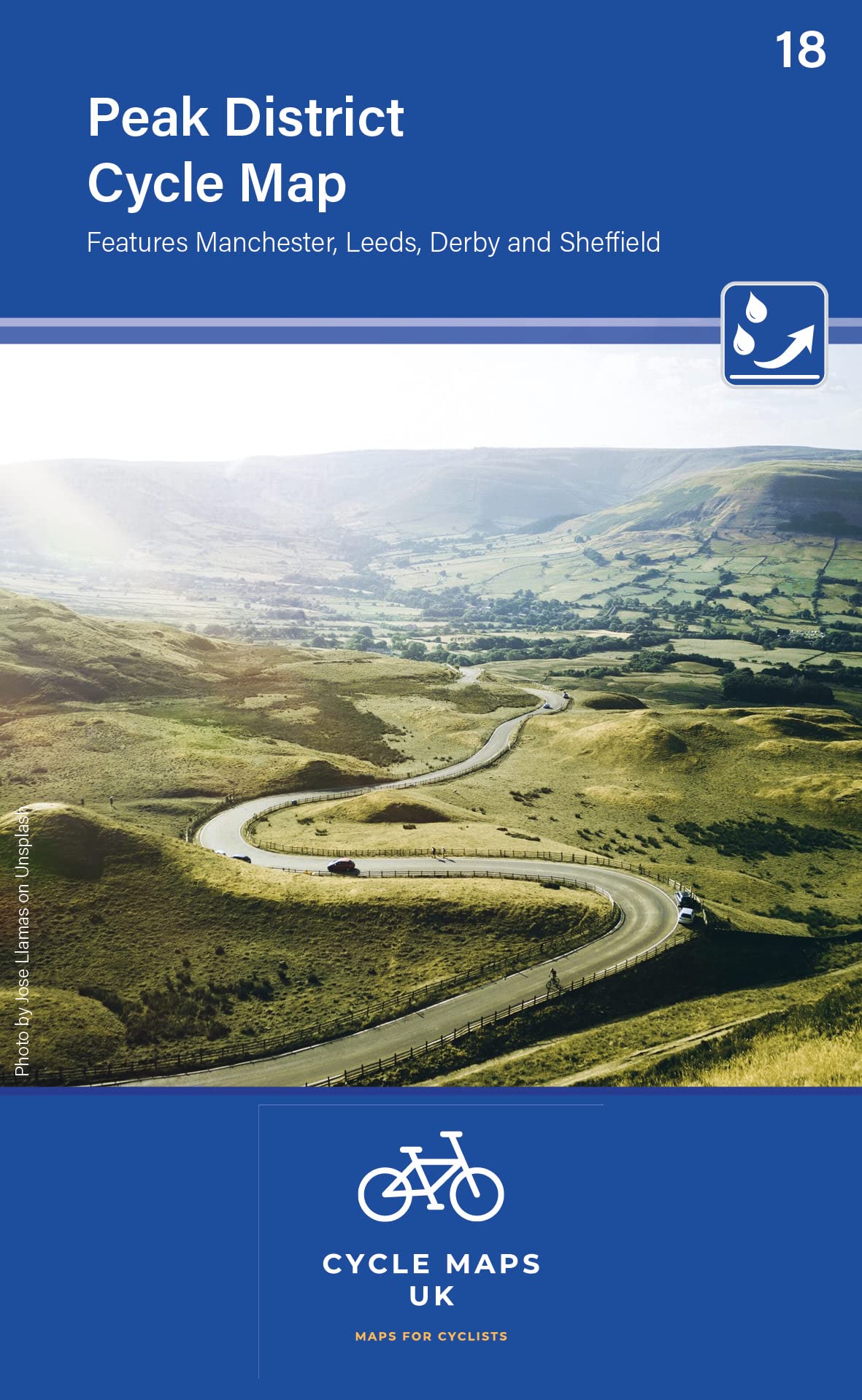 Peak District Cycle Map 18 (Cycle Maps UK): Manchester, Leeds, Derby and Sheffield