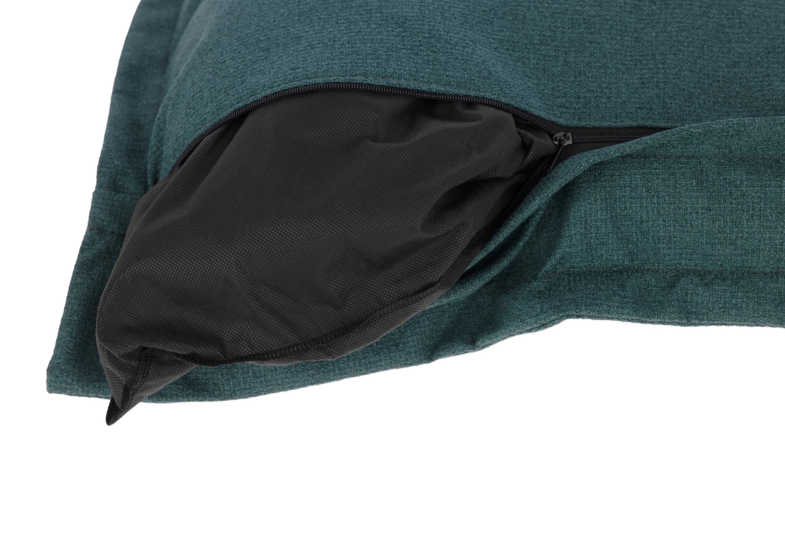 Kerbl Pet Saco de Dormir Oliver, Cama Perros, Robusto, Resistente a la abrasión, Funda Lavable, Cómodo Lugar para tumbarse, Verde inglés, 120x80x18 cm | English Green, 120 × 80 × 18 cm, cómoda cama para perros y cojín de poliéster de fácil cuidado