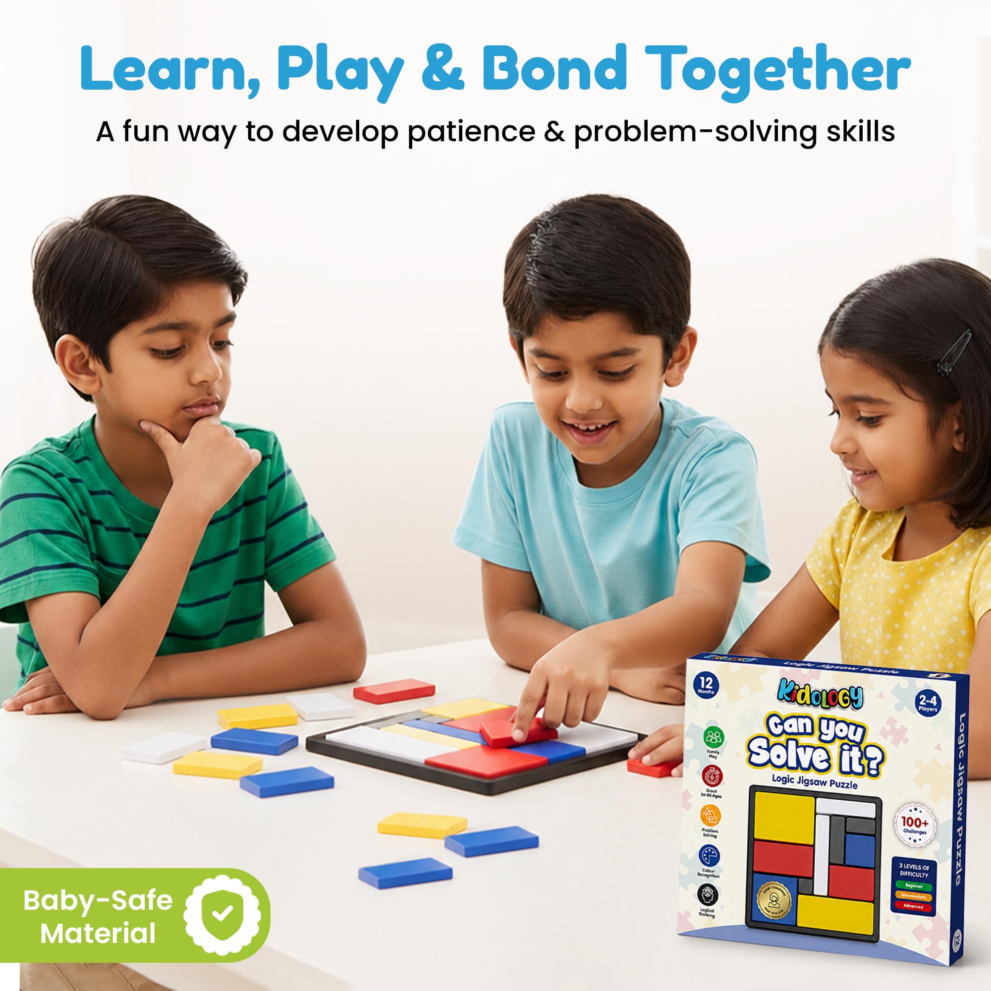 Kidology Logic Puzzle Game - Brain Teaser for Kids & Adults -4