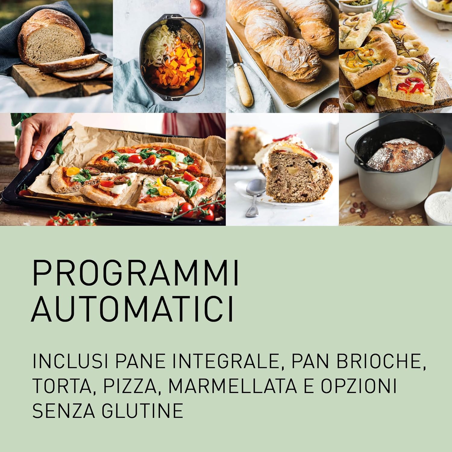 Panasonic SD-ZP2000WXE Macchina per il Pane Automatica Croustina, Pane Croccante, 18 programmi, Rivestimento Cestello in Ceramica, Bianco