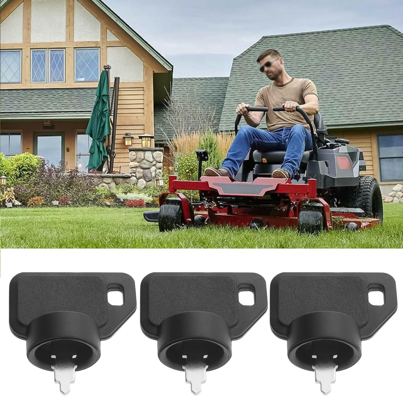 LT Easiyl 5pcs Lawn Mower Starter Keys Mower Snowblowers Replacement Key Compatible with Titan Zero Turn Mower ZX5400 ZX6050 ZX5000 ZX6000 - Image 4