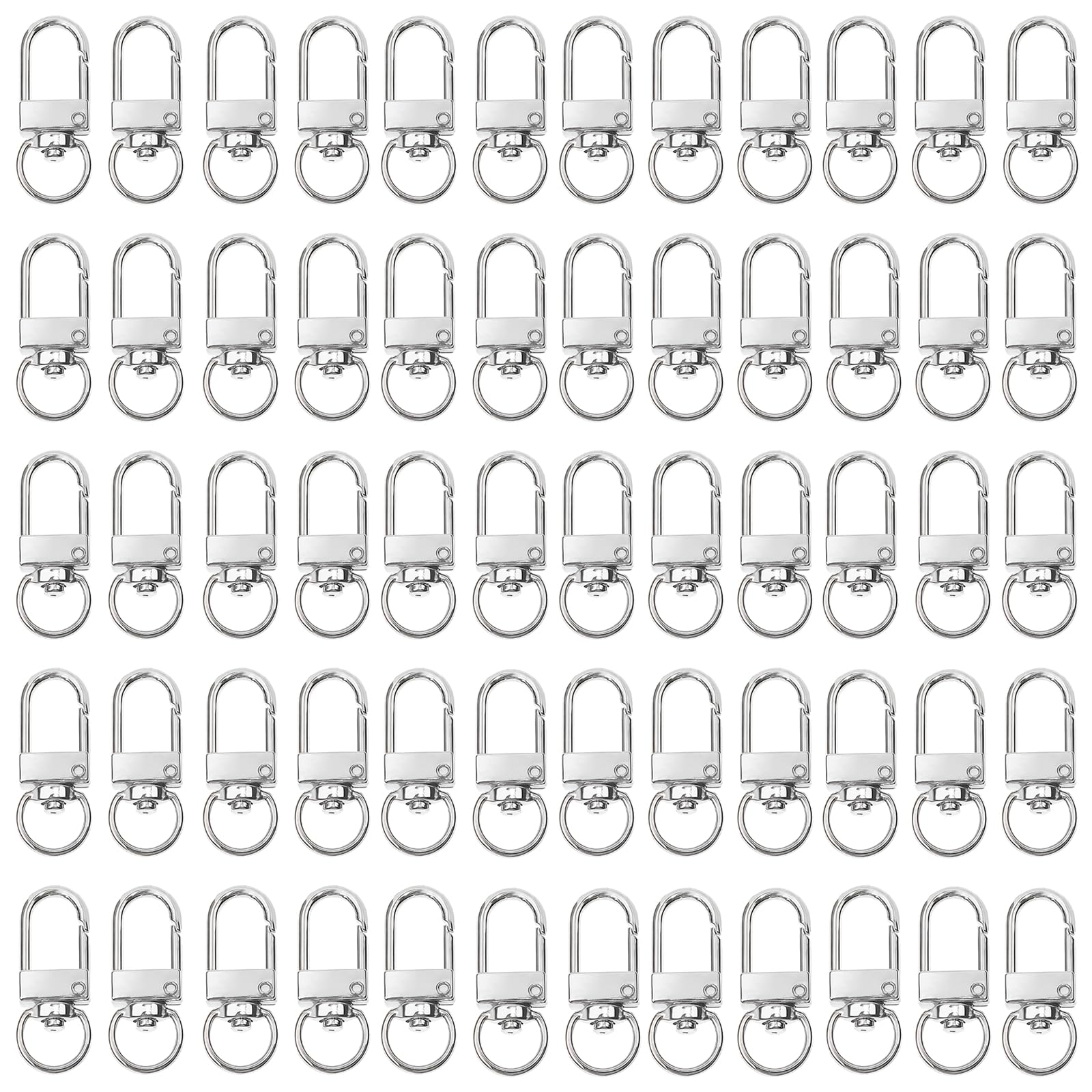 Colorful Lobster Clasps - 60pcs for Keychains & Crafts -14