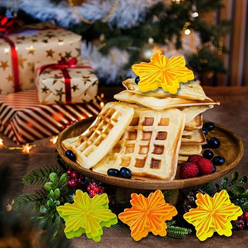 Miniatura 2 de 2 moldes de silicona para copos de nieve para chocolate, juego de moldes para hornear Acxydm Navidad, moldes de vela de Navidad, moldes de jabón de