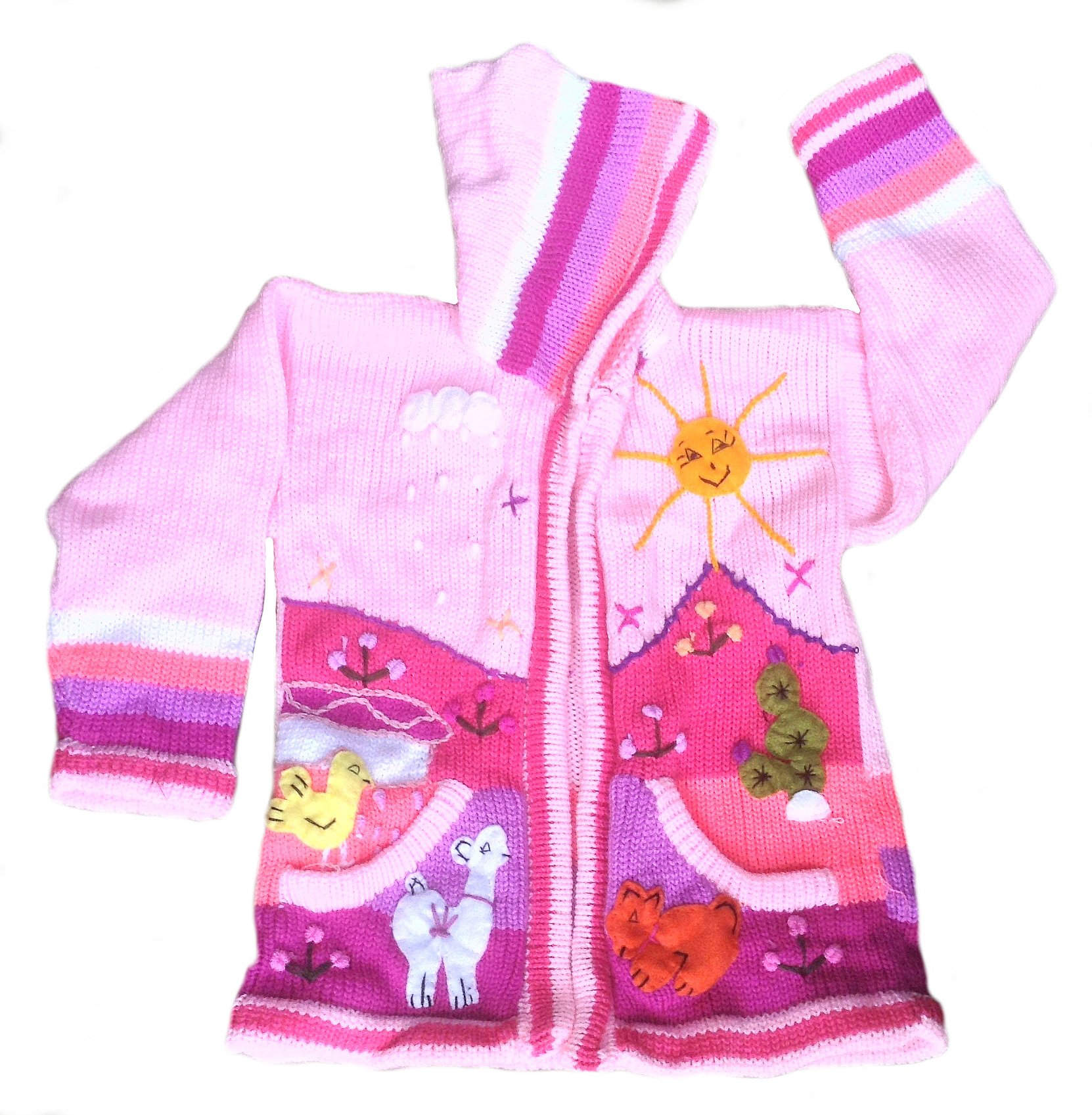 Cárdigan - para niña multicolor 2 años