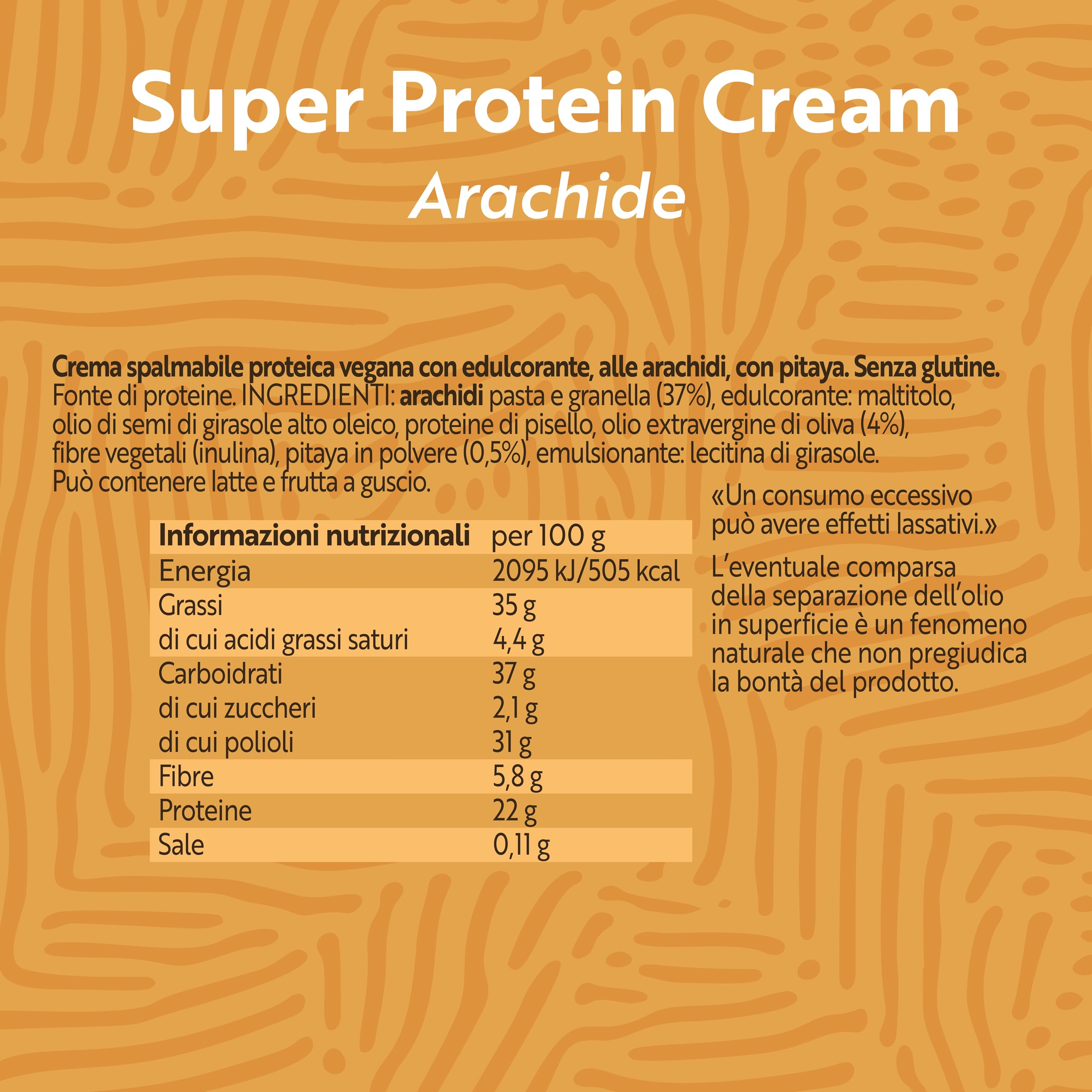 WILDFARM Super Protein Cream EVO 2.0 Arachide + Pitaya 6 x 180 g