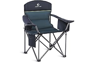 Alpha Camp Heavy Duty Lawn Chair: Oversized Comfort & Steel Strength